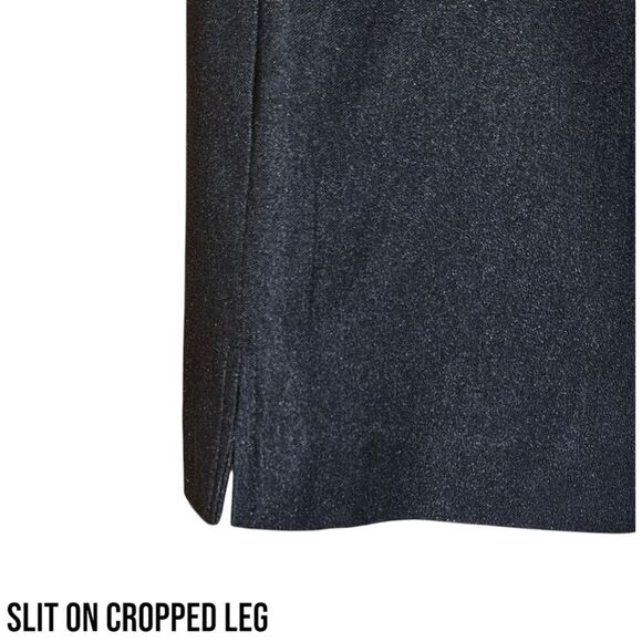 SOHO APPAREL LTD NEW YORK Plus size Women's Low Rise Black Cropped Slacks S: 16 - Picture 9 of 16